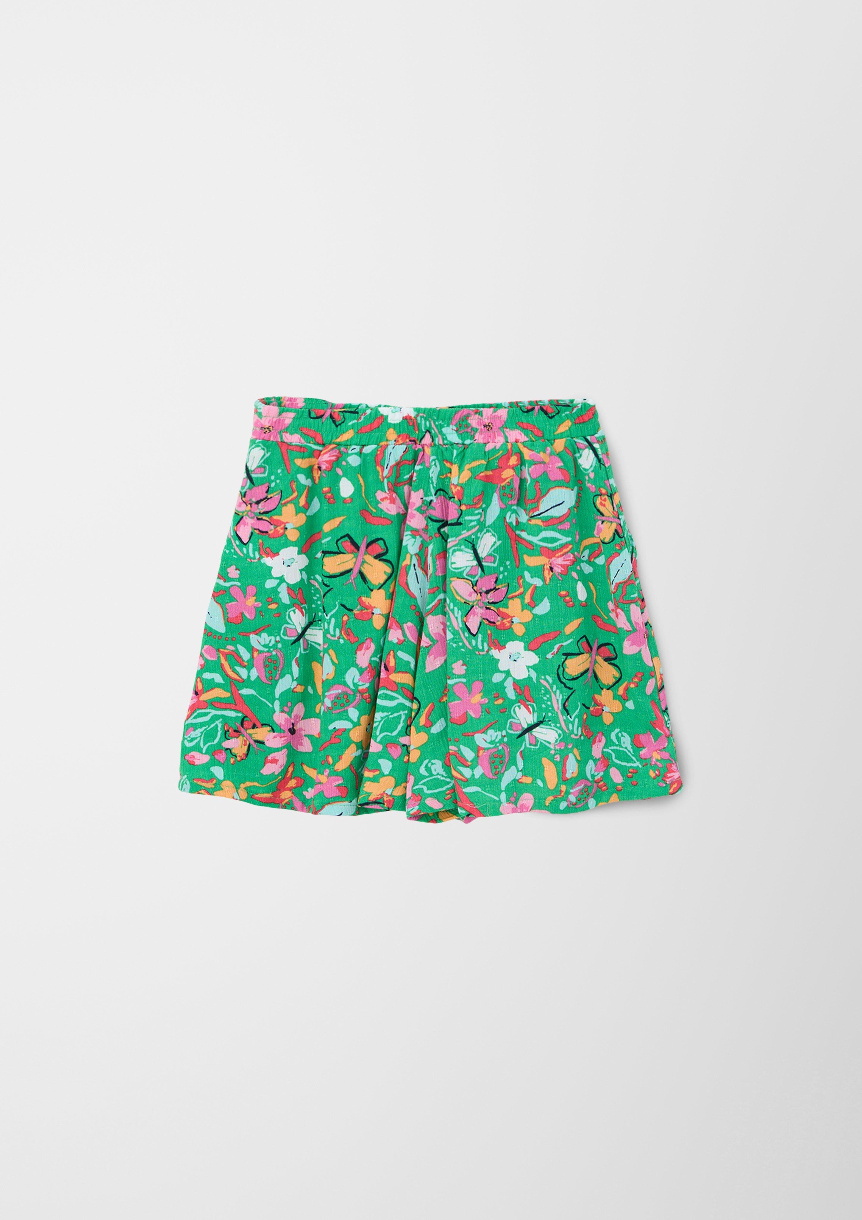 Relaxed: Hose aus Viskose-Crêpes  2136832-75A0