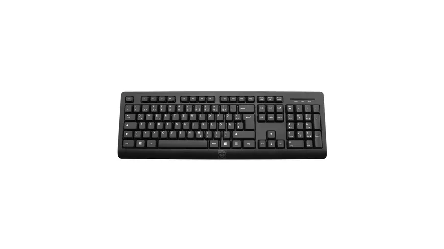 Müller kabelgebundene Tastatur, QWERTZ (DE/AT), schwarz