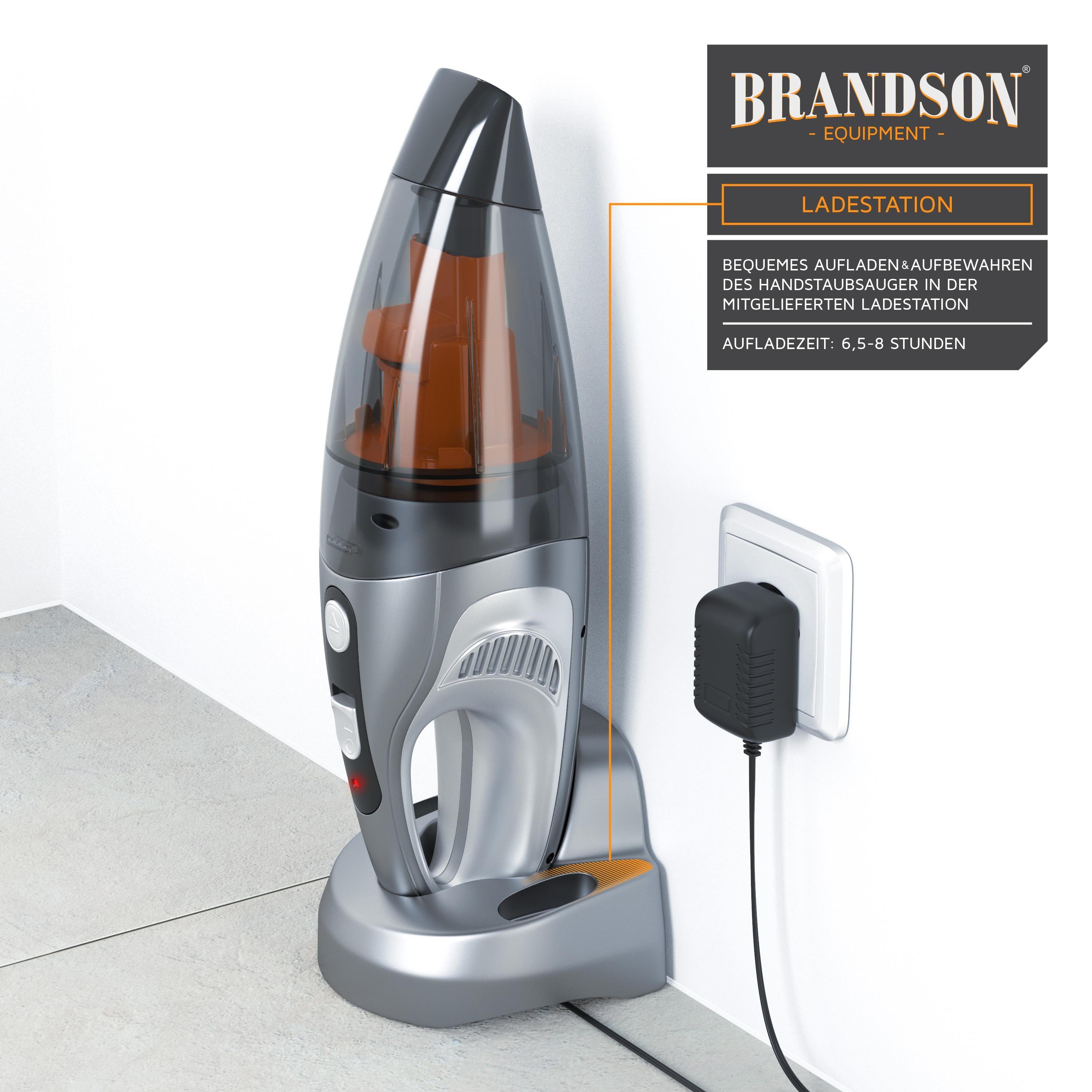 Brandson Akku-Handstaubsauger, 85 W, beutellos, Akku Handstaubsauger mit HEPA-Filter Beutellos