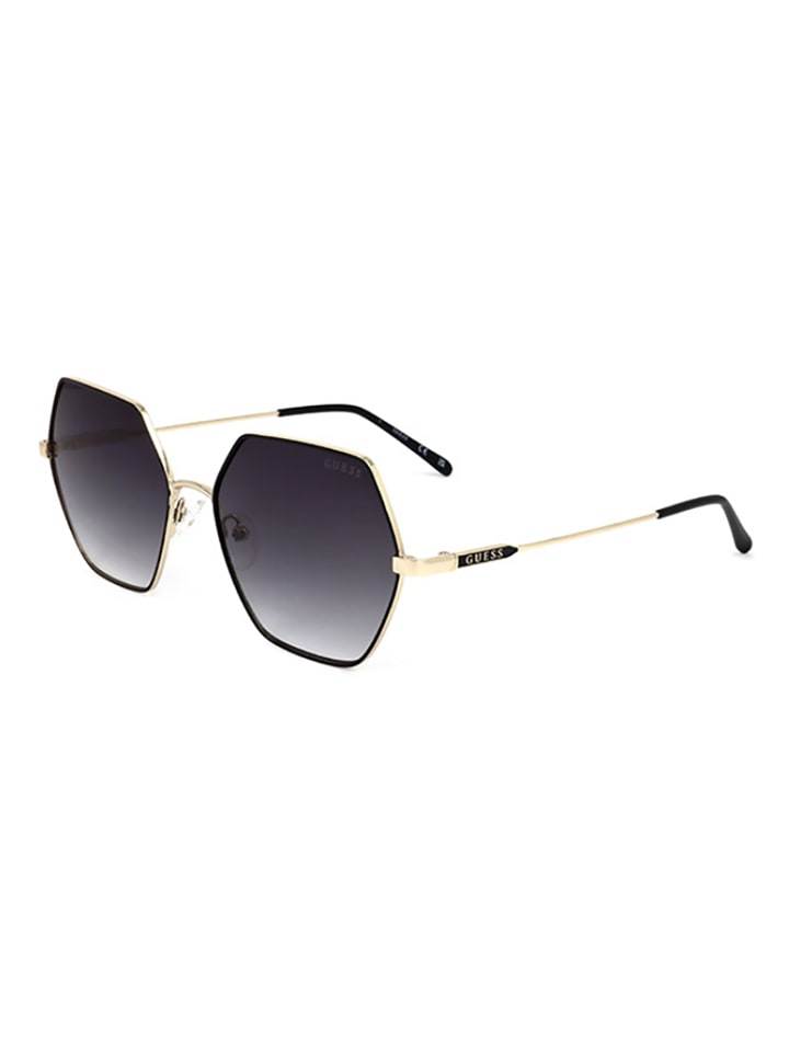 Guess Damen-Sonnenbrille in Gold günstig kaufen 58