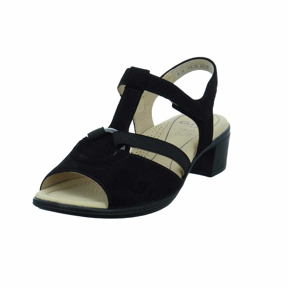 ARA Klassische Sandalen schwarz LUGANO LUGA