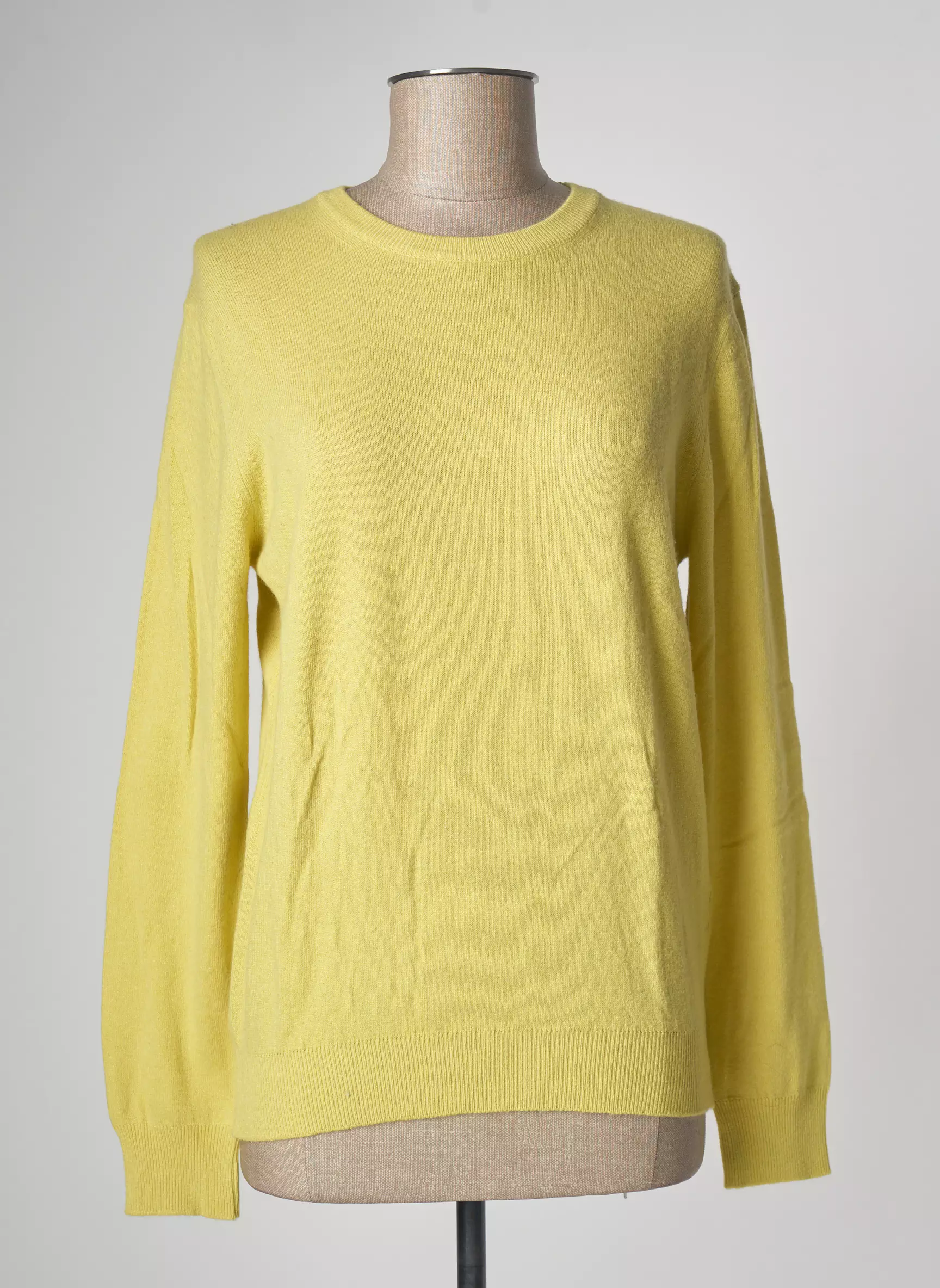 Tricobel Pulls Femme couleur jaune