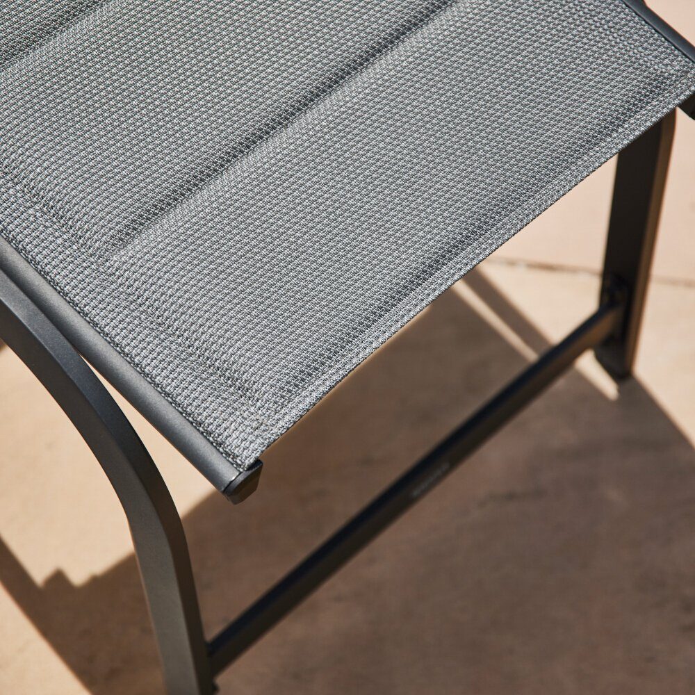 Siena Garden Gartenlounge-Hocker Siena Garden Tesoro Gartenhocker Aluminium (1)
