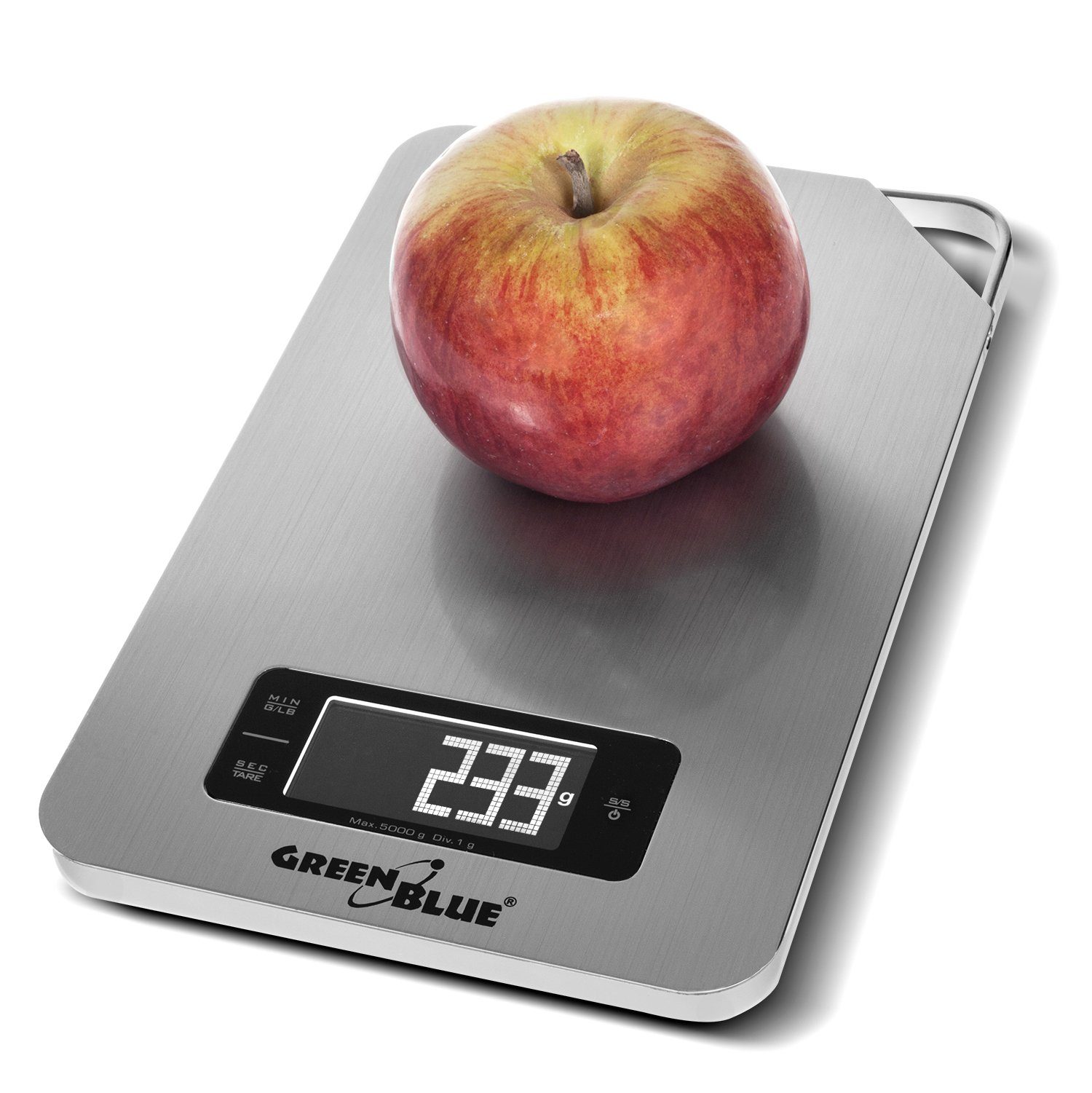 GreenBlue Küchenwaage GB170, 2 in 1 Timer-Zusatzfunktion; Messgenauigkeit [1g]