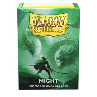 Dragon Shield: Standard Size Matte Dual Sleeves - Might (100)