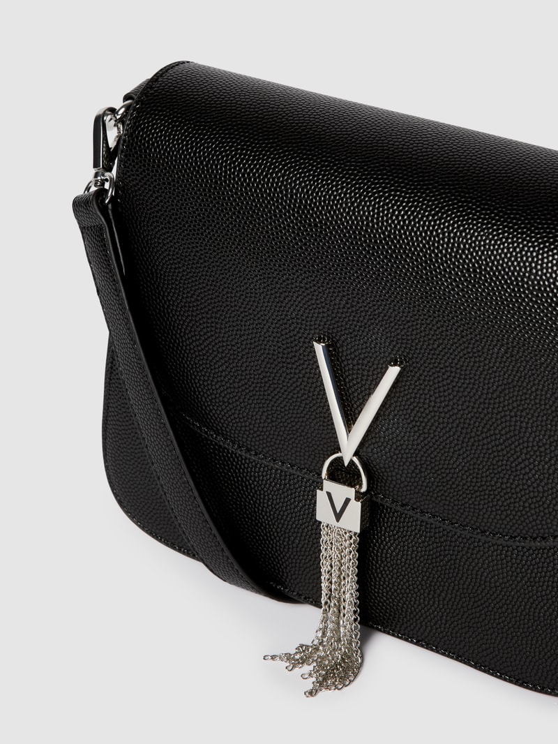 Handtasche in Leder-Optik Modell 'Divina' in schwarz