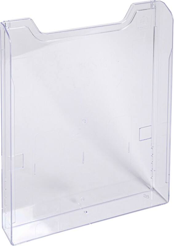 Exacompta Office Prospektständer 64358D DIN A4 Hoch Transparent 23,9 x 3,6 x 30 cm 10 Stück