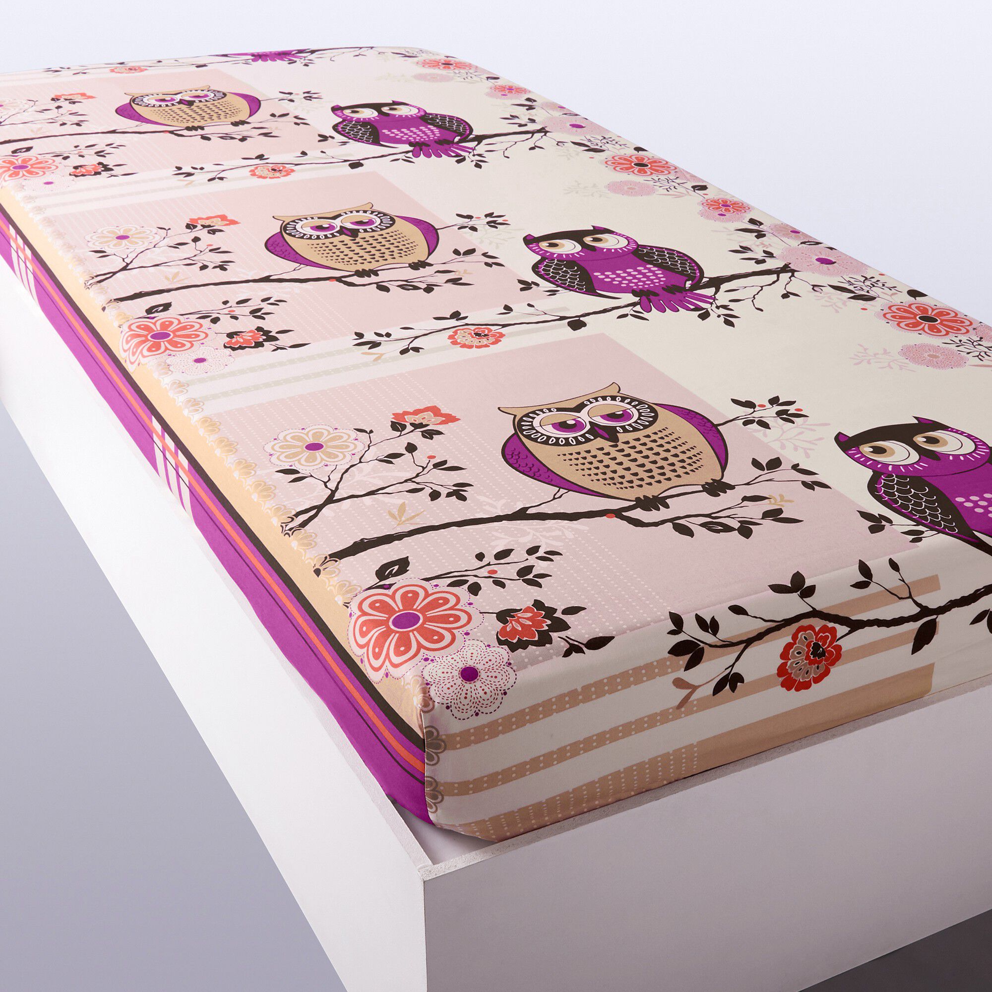 Linge de lit Chouette coton