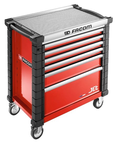Facom JET.6M4A Tool Trolley 6 Drawers M4 Red