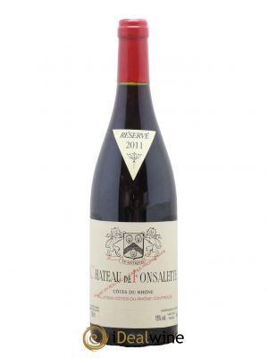 Côtes du Rhône Château de Fonsalette Emmanuel Reynaud  2011 - Lot de 1 Bouteille
