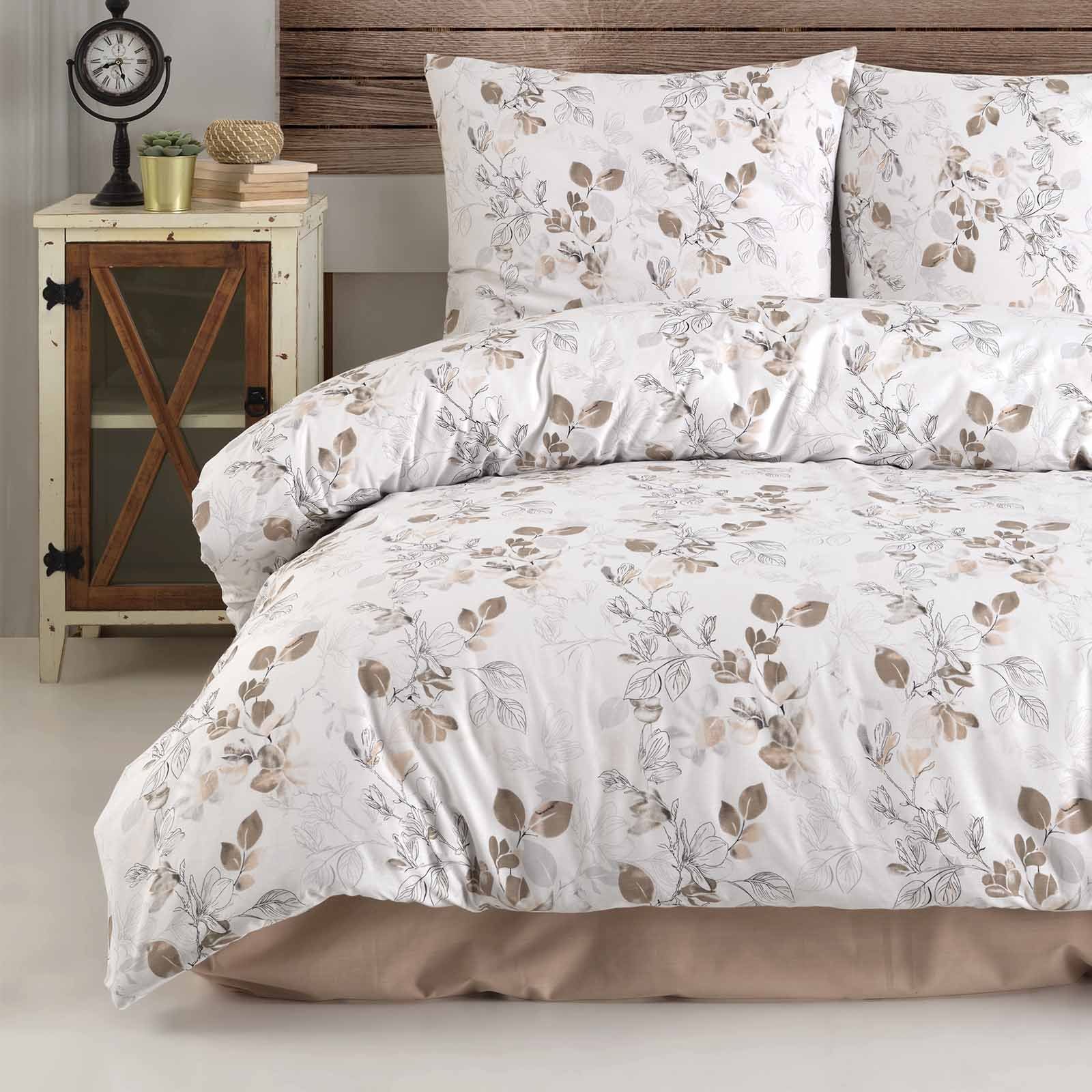 Bettwäsche, Buymax, Renforcé, 2 teilig, 100% Baumwolle Renforcé Qualität Bettwäsche-Set in 135x200 cm, 155x220 cm, 200x200 cm und 200x220 cm, Bett- und Kopfkissenbezug mit Reißverschluss