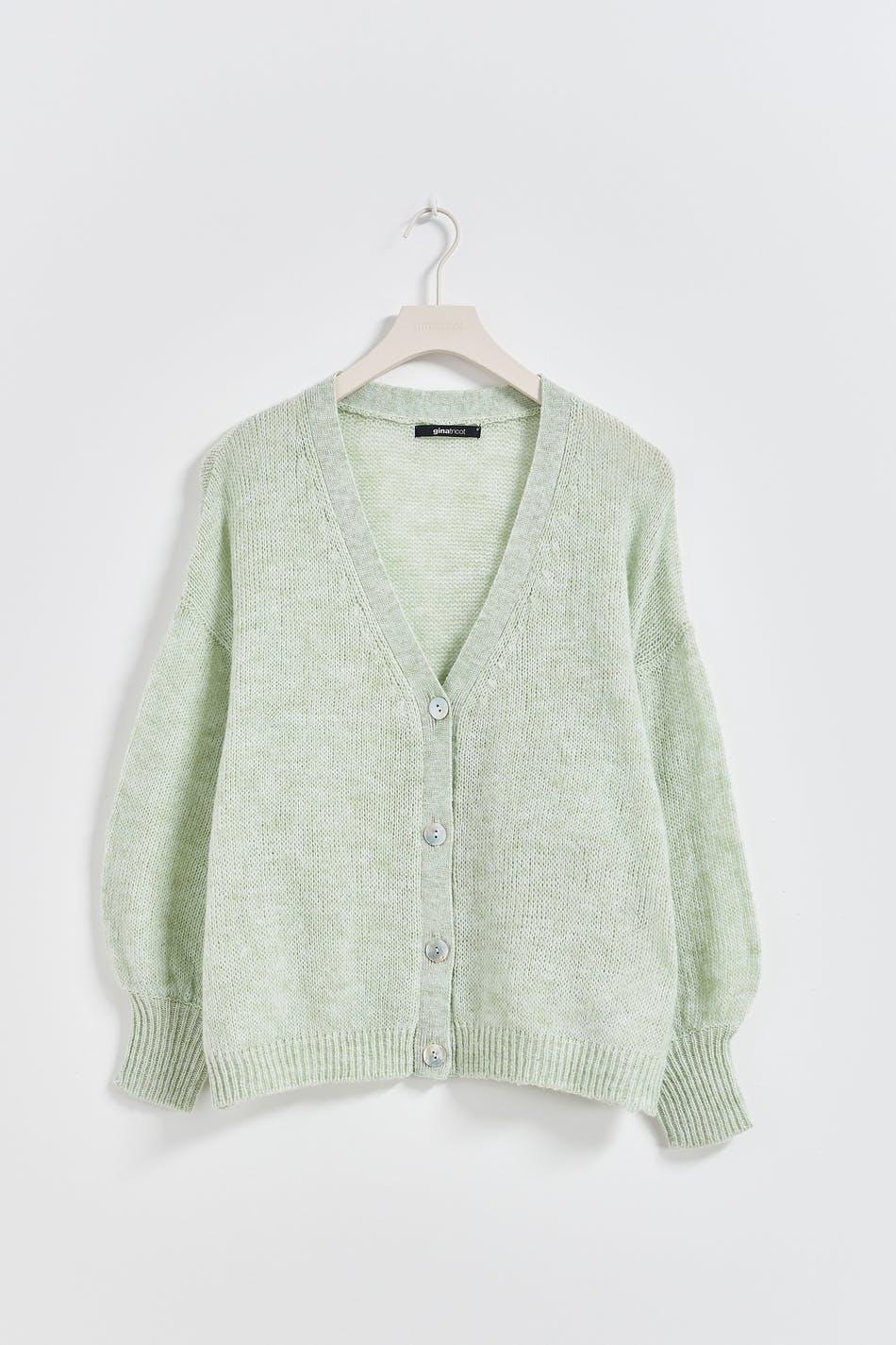 Sheer knitted cardigan