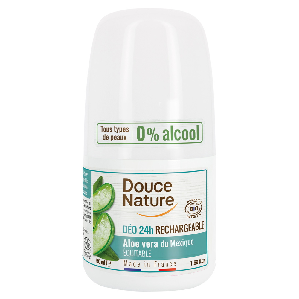 douce nature DEO RECHARGEABLE ALOE 50ML DEO BILLE