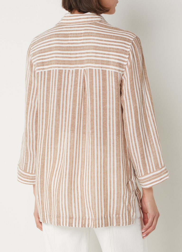 Rails Banks tunic in linen blend with stripe print