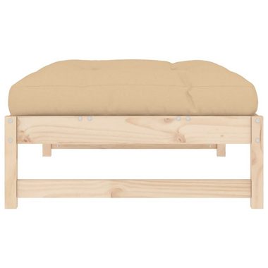 vidaXL Loungesofa Gartenhocker 120x80 cm Massivholz Kiefer, 1 Teile