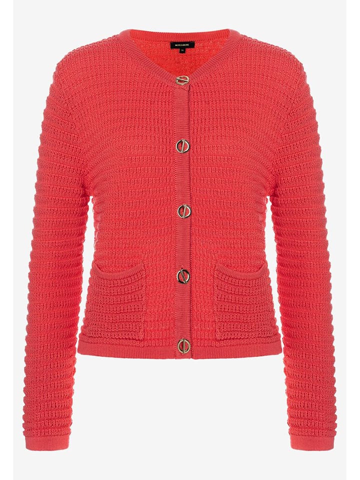 More & More Cardigan in Rot günstig kaufen