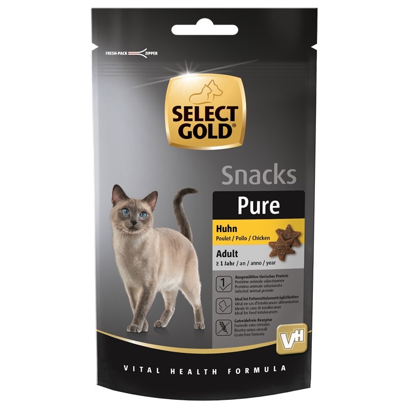 SELECT GOLD Snacks SELECT GOLD Pure Chicken Snack Adult 8 x 75 g