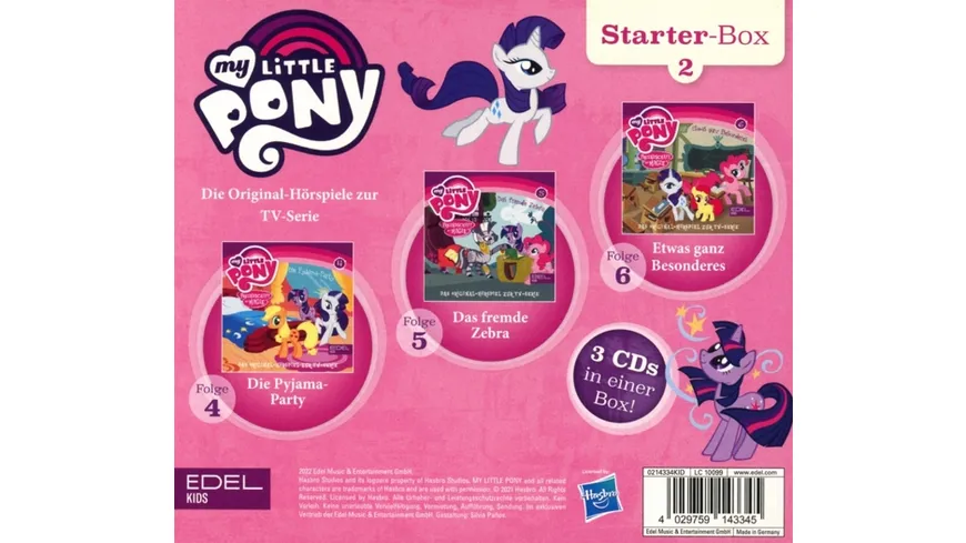 Starter-Box(2)-Folge 4-6 My little Pony