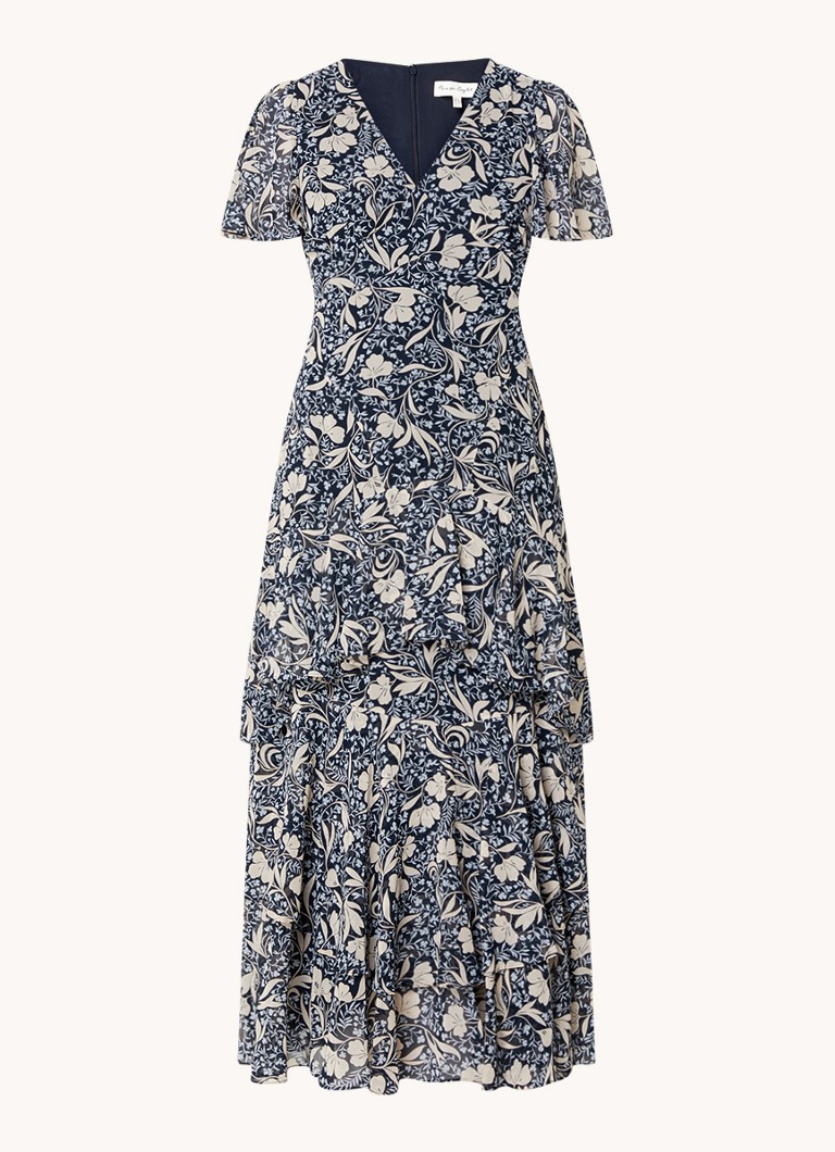 Φόρεμα Phase Eight Tyanna Ruffle Floral Maxi Φόρεμα