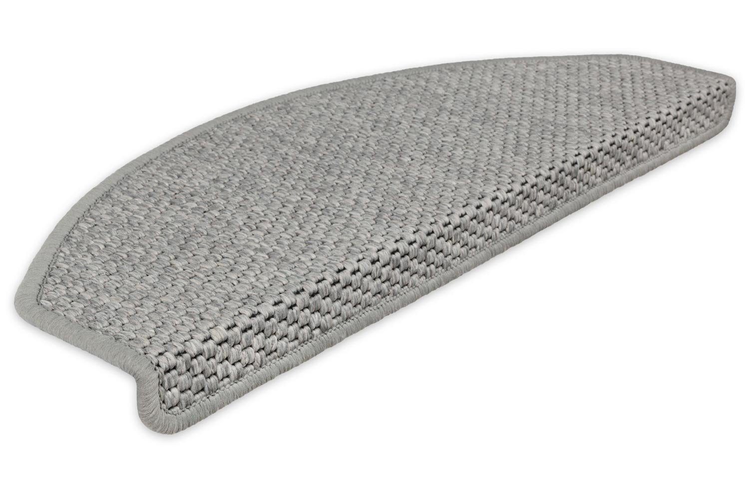 Stufenmatte Stufenmatten Göteborg halbrund Grau 15 Stück, Metzker®, halbrund, Höhe: 8 mm, 15 Stück - Grau