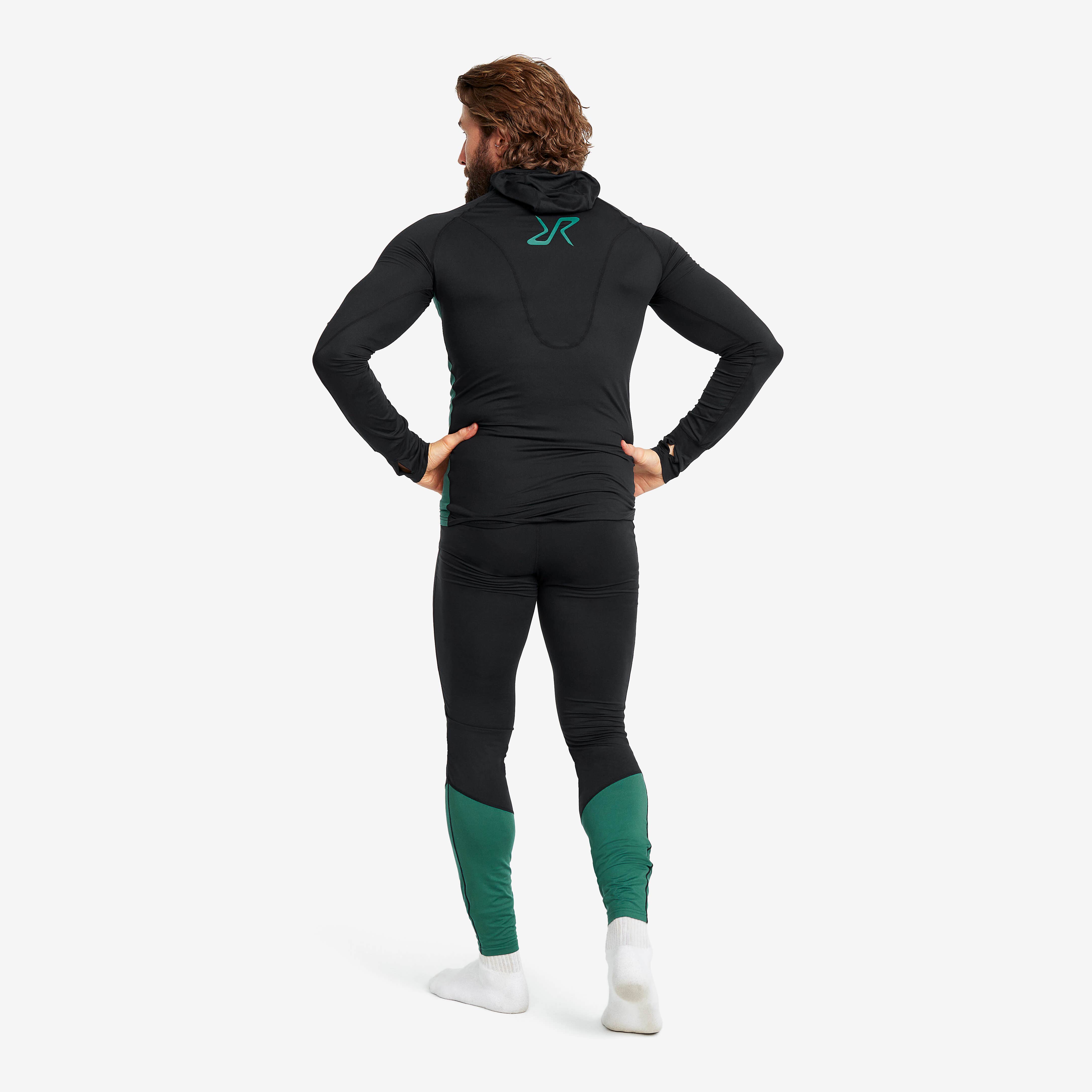Sneaky Balaclava Base Layer Set Homme Sage Green