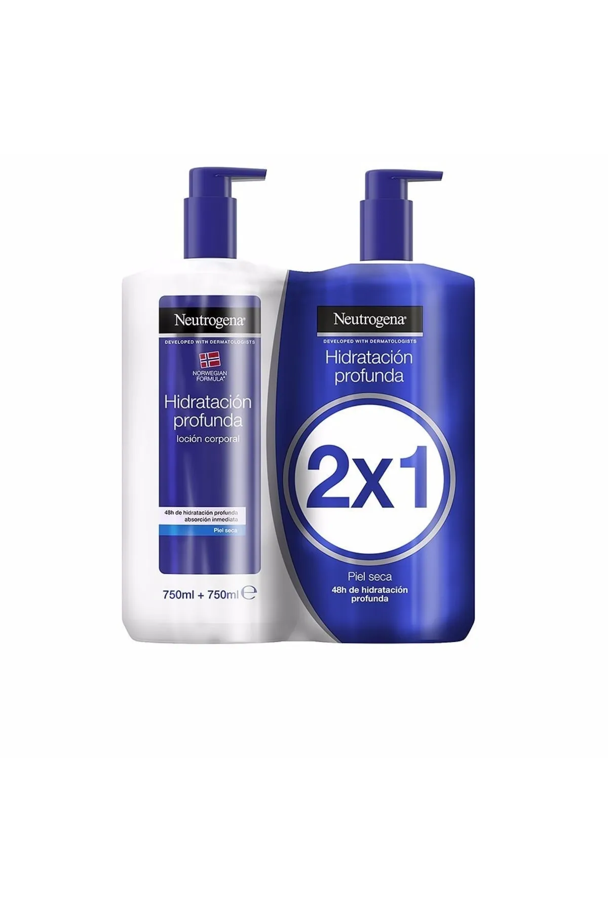 Neutrogena  Hidratación Profunda Loción Piel Seca Set 2 X Neutrogena 750 ml