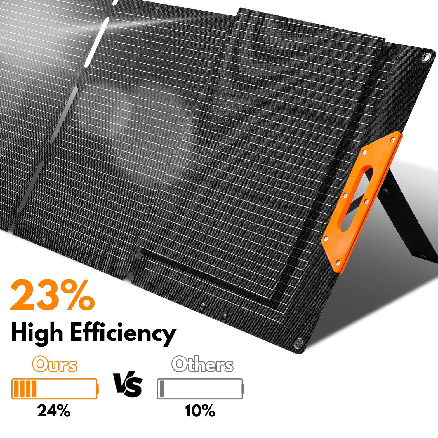 TolleTour Solarmodul Faltbares Solarpanel 200W Solarmodul Solarladegerät Tragbare Power, 200 W
