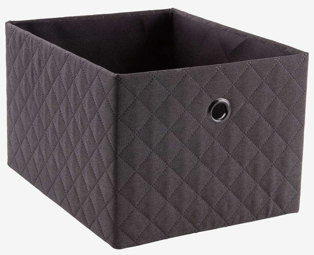 GILLIS Korb B 26 x L 32 x H 20 cm, dunkelgrau