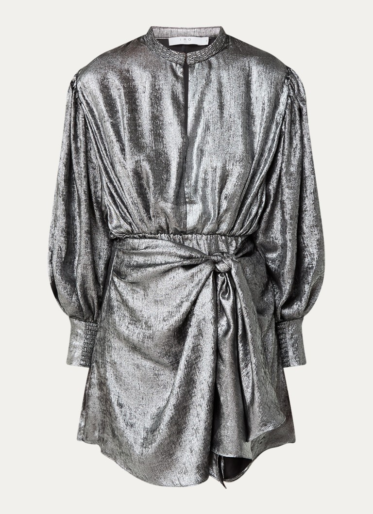 Rochie scurtă Claribel de la IRO cu fundă decorativă