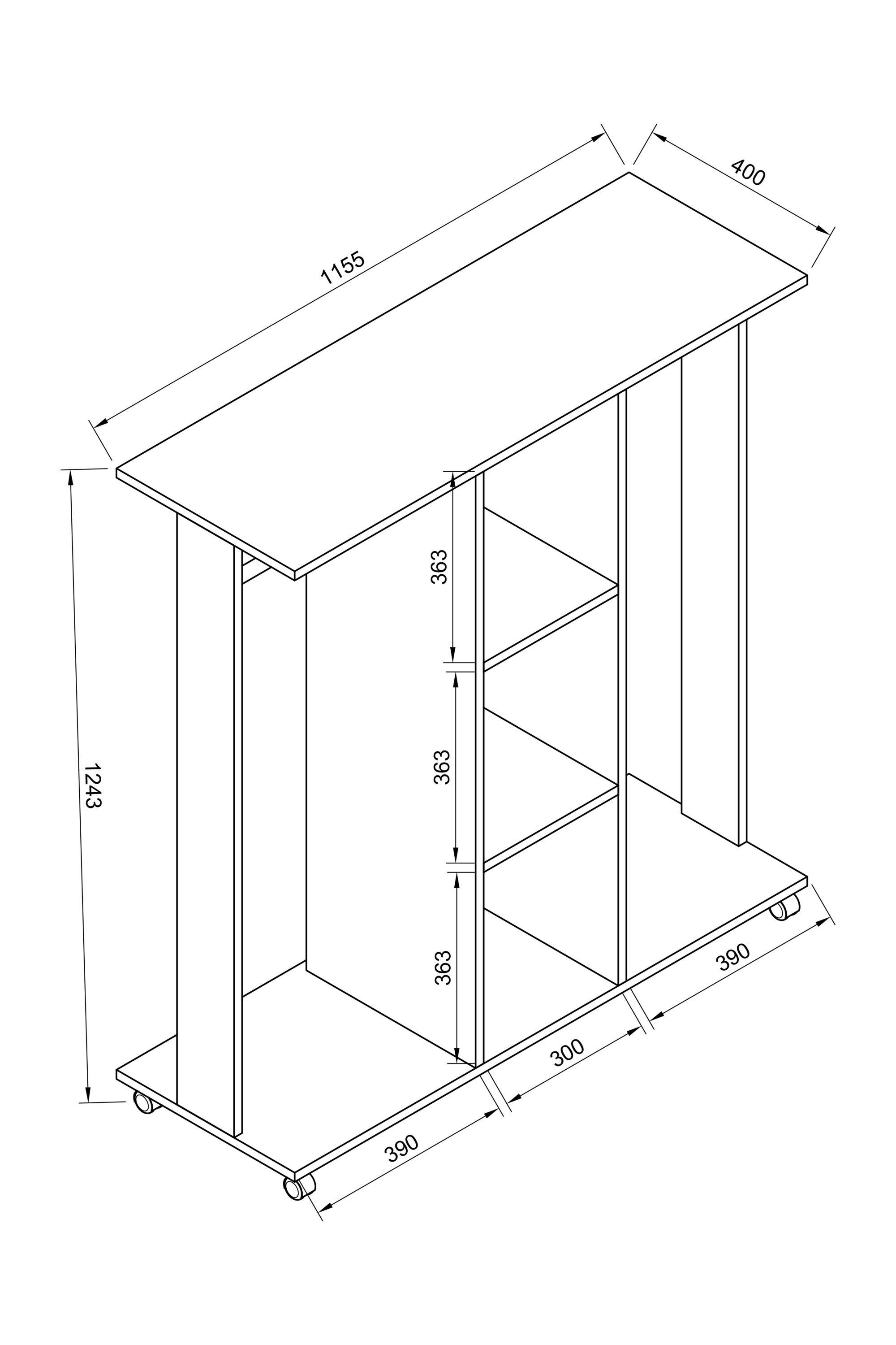VCM Kleiderschrank Offener begehbarer Kleiderschrank Regal Ralosa (1-St)