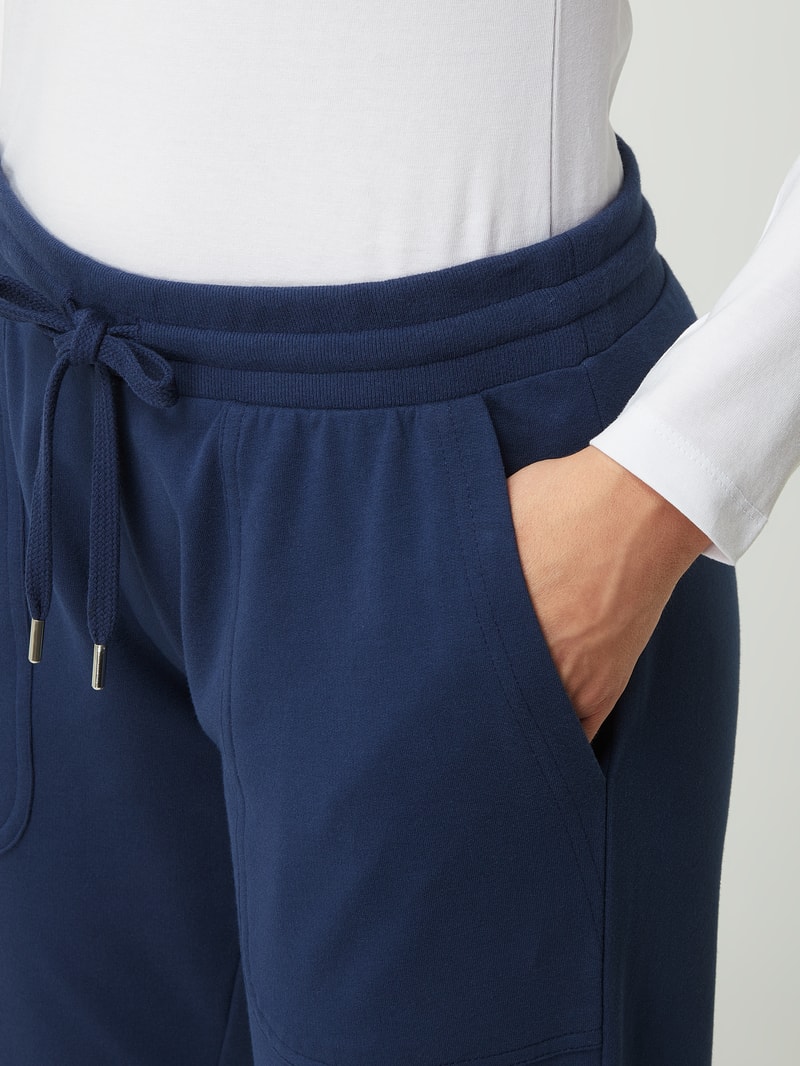 Lounge-Hose mit Stretch-Anteil Modell 'Night2Day' in marineblau