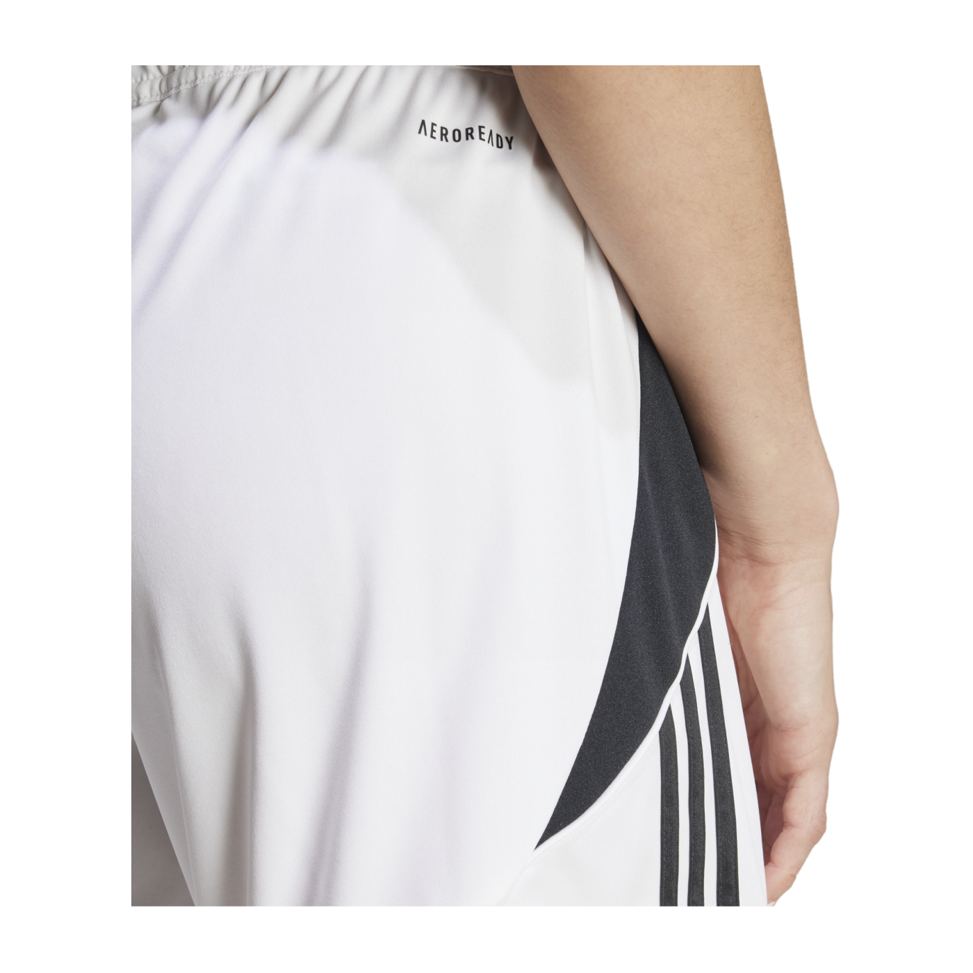 adidas Tiro 24 Short Damen Weiss Schwarz