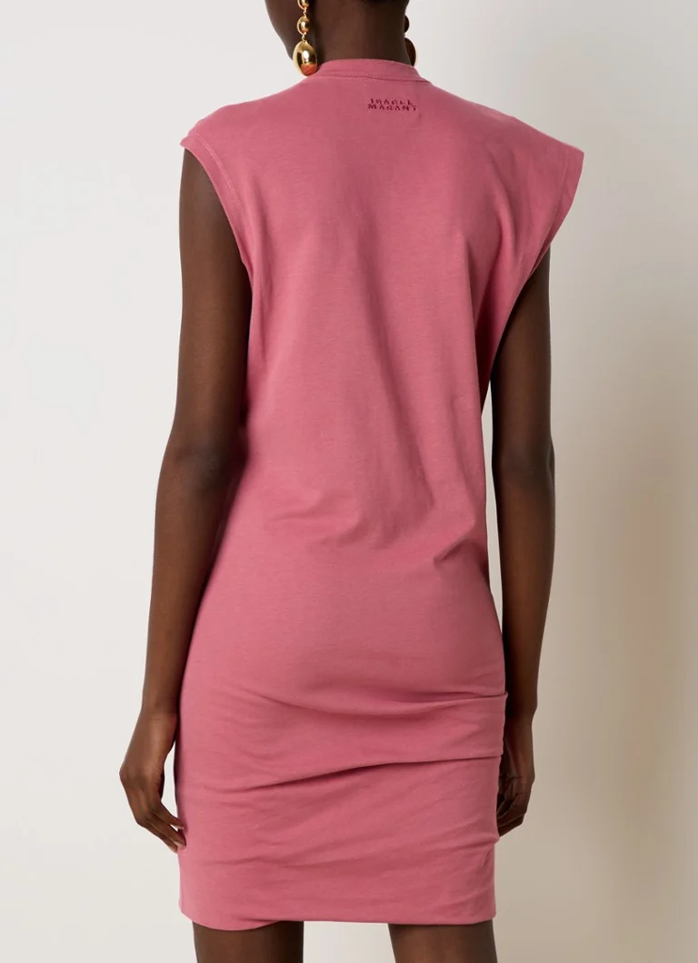 Vestido corto Leany de Isabel Marant con detalles plisados