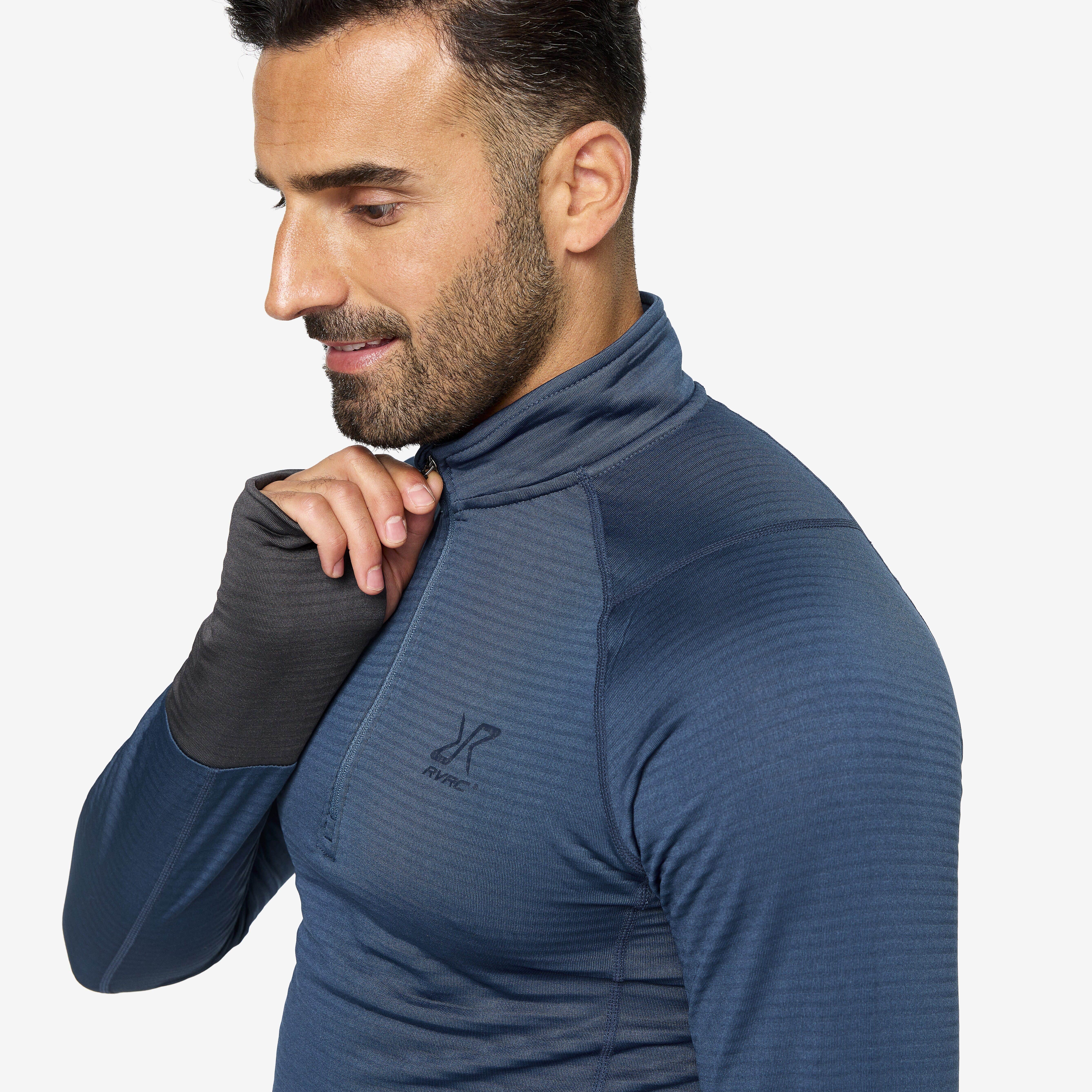 Hiball Waffle Base Layer Set Homme Dark Denim