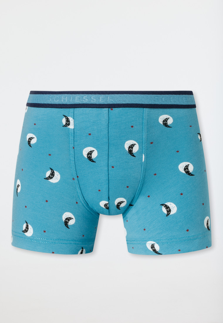 Shorts 3er-Pack Organic Cotton Webgummibund Mond-Sterne-Print - 95/5