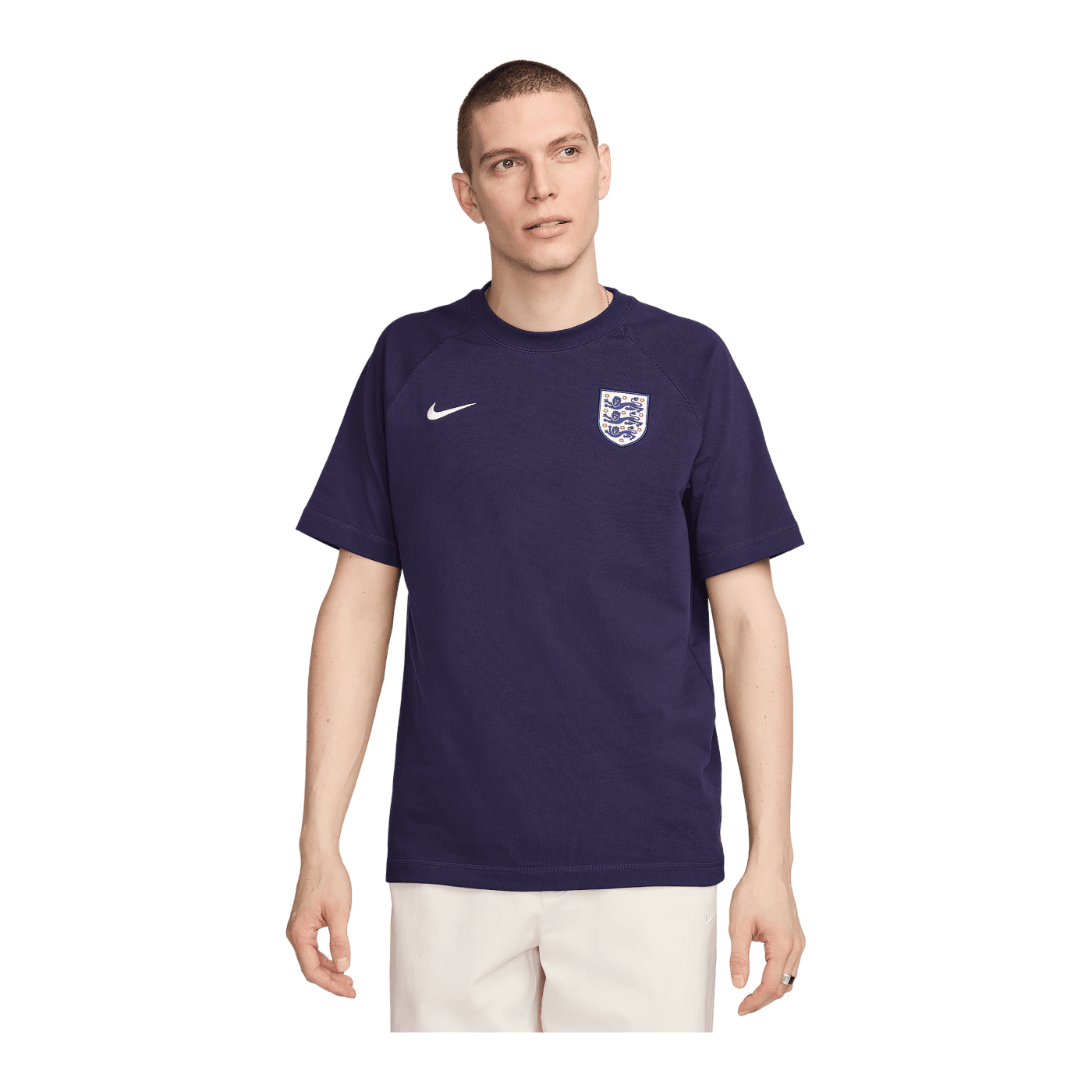 Nike England Travel T-Shirt EM 2024 Lila F555