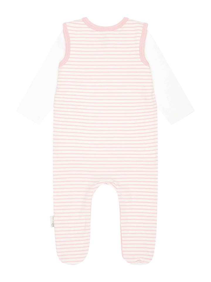 Steiff 2tlg. Outfit in Weiß/ Rosa günstig kaufen