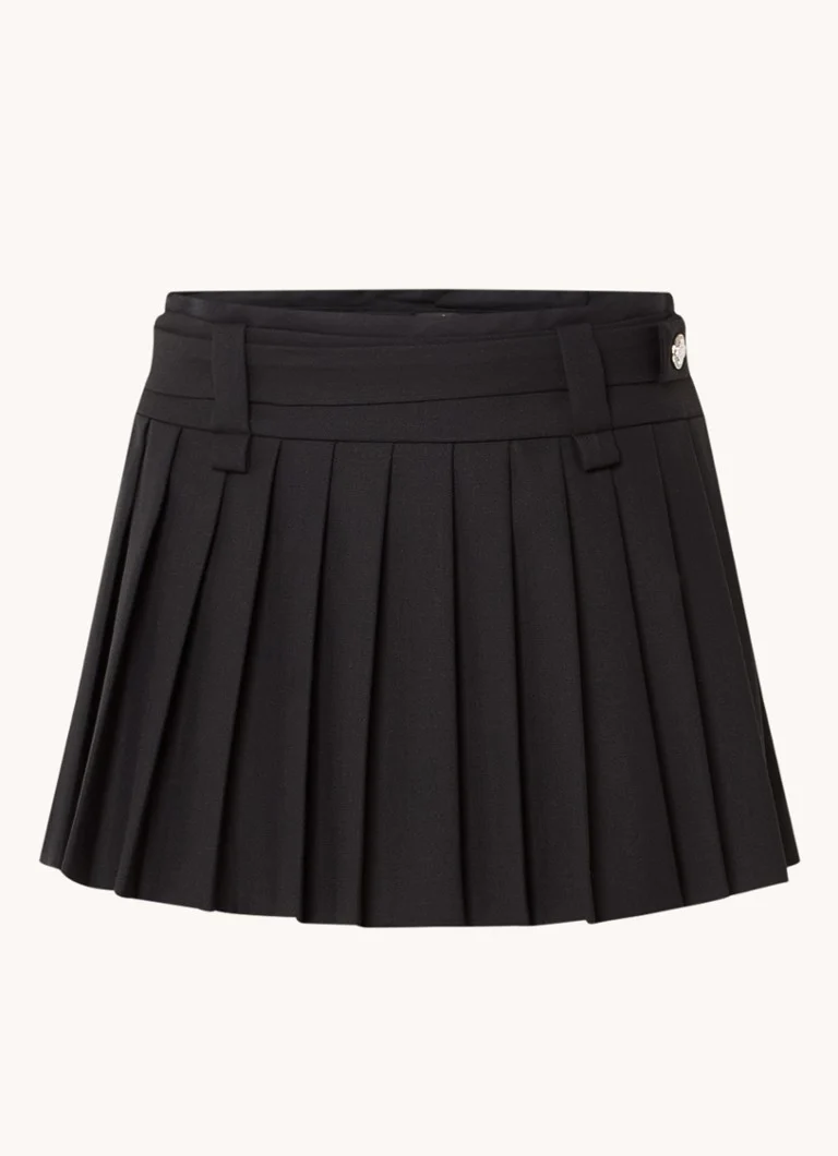 Μίνι culottes Maje από μείγμα μαλλιού με ζώνη