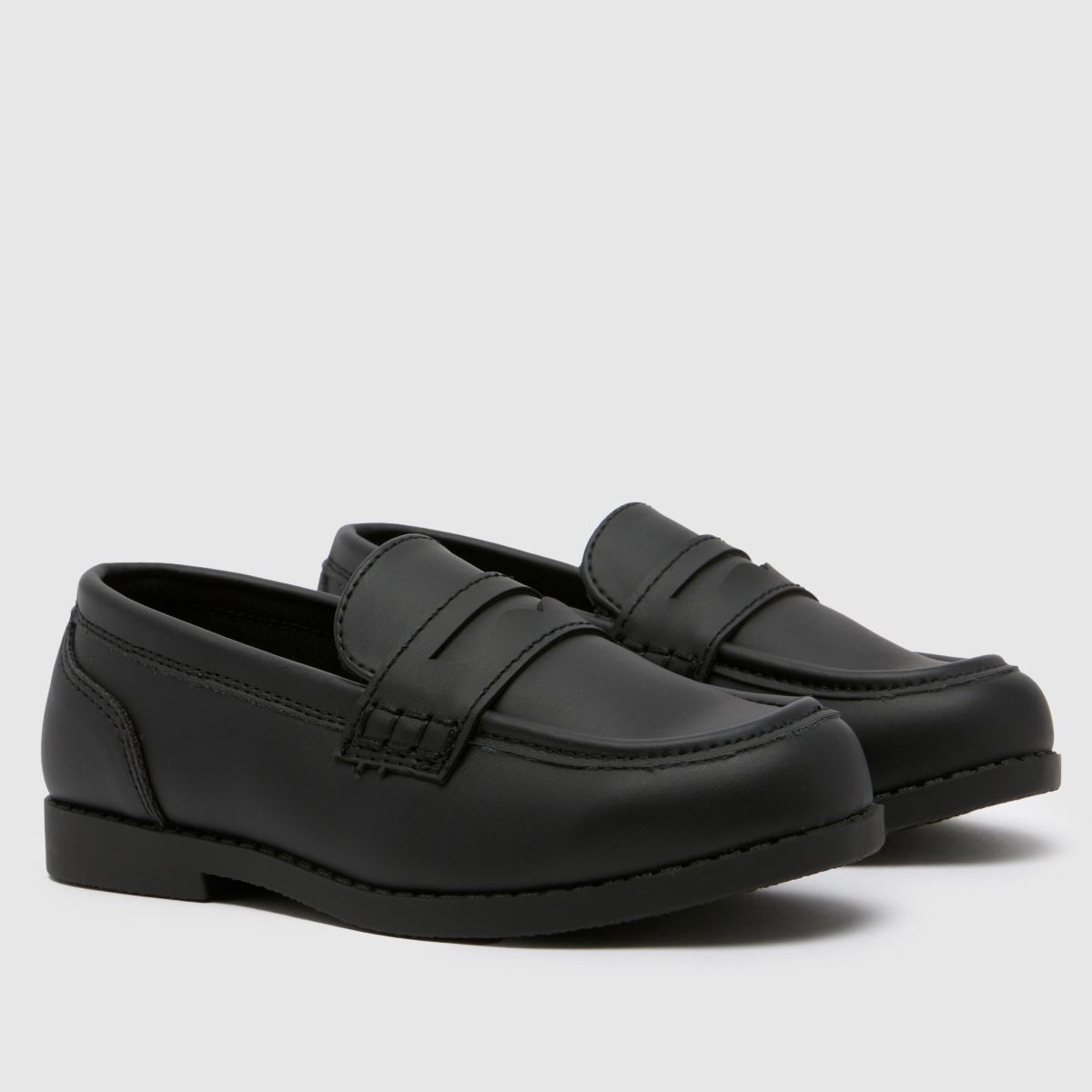 Schuh svarta blixtloafers Pojkar Juniorskor