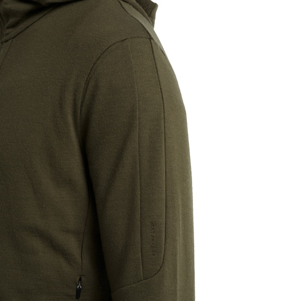 M QUANTUM III LS ZIP HOOD Herren - Wolljacke