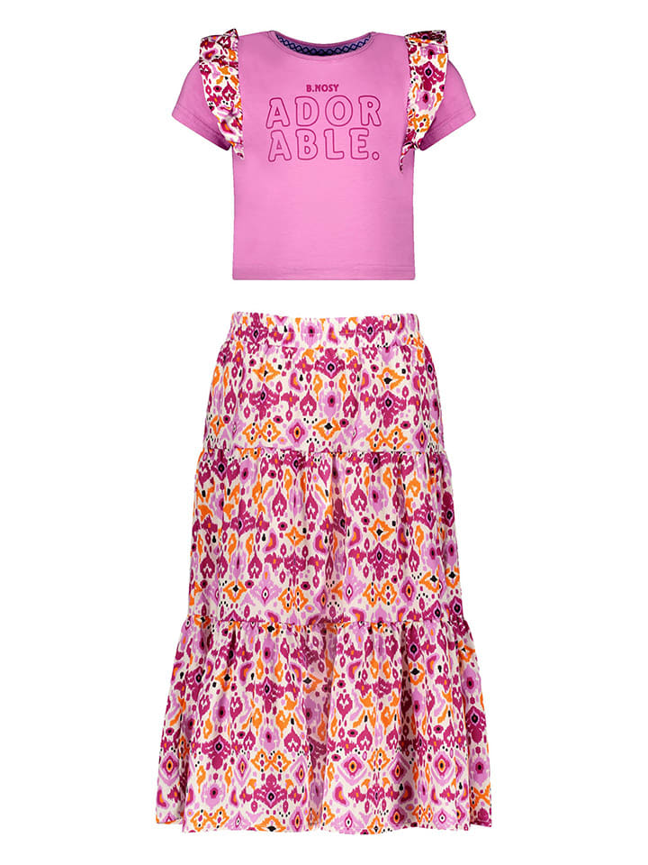 B.Nosy 2tlg. Outfit in Rosa/ Fuchsia/ Beige günstig kaufen