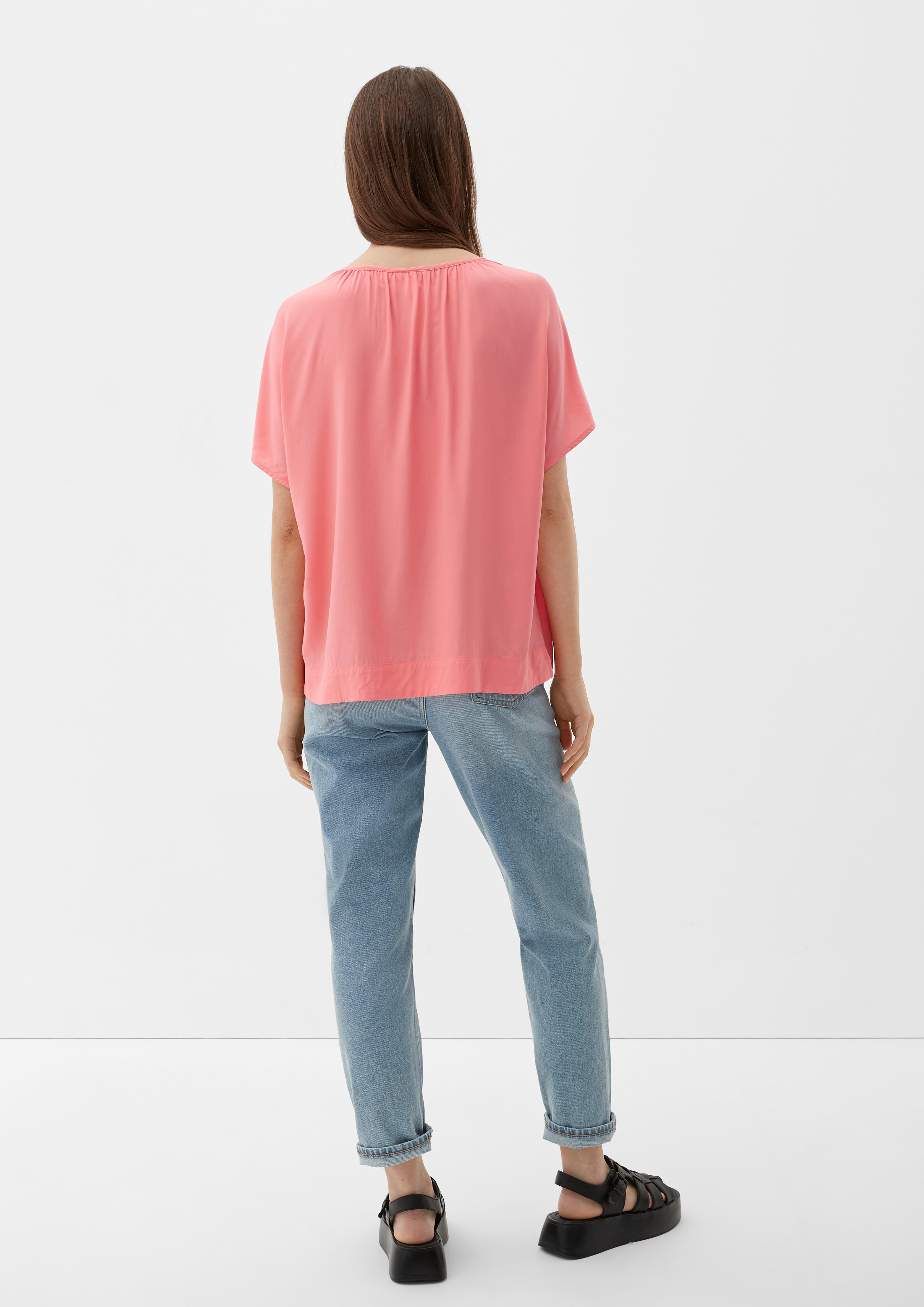 Viskosebluse mit Raffung  2130782-4281