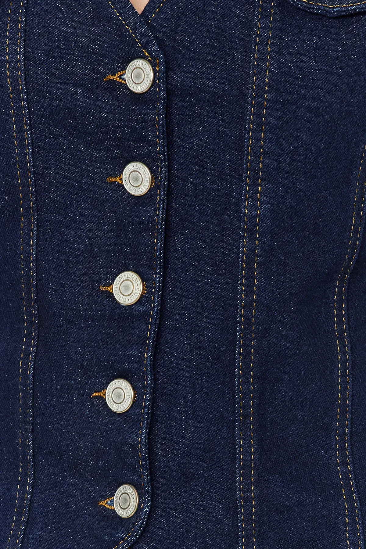 Trendyol Collection  Dunkelblaue Jeansweste TWOAW24YE00072