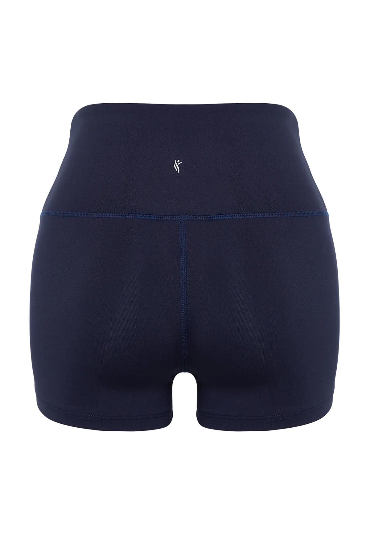 Trendyol Collection  Dunkelmarineblauer Recovery-Reflektor an der Taille mit Aufdruck aus Strick, extra Sport-Shorts/kurze Leggings THMSS23TY00019