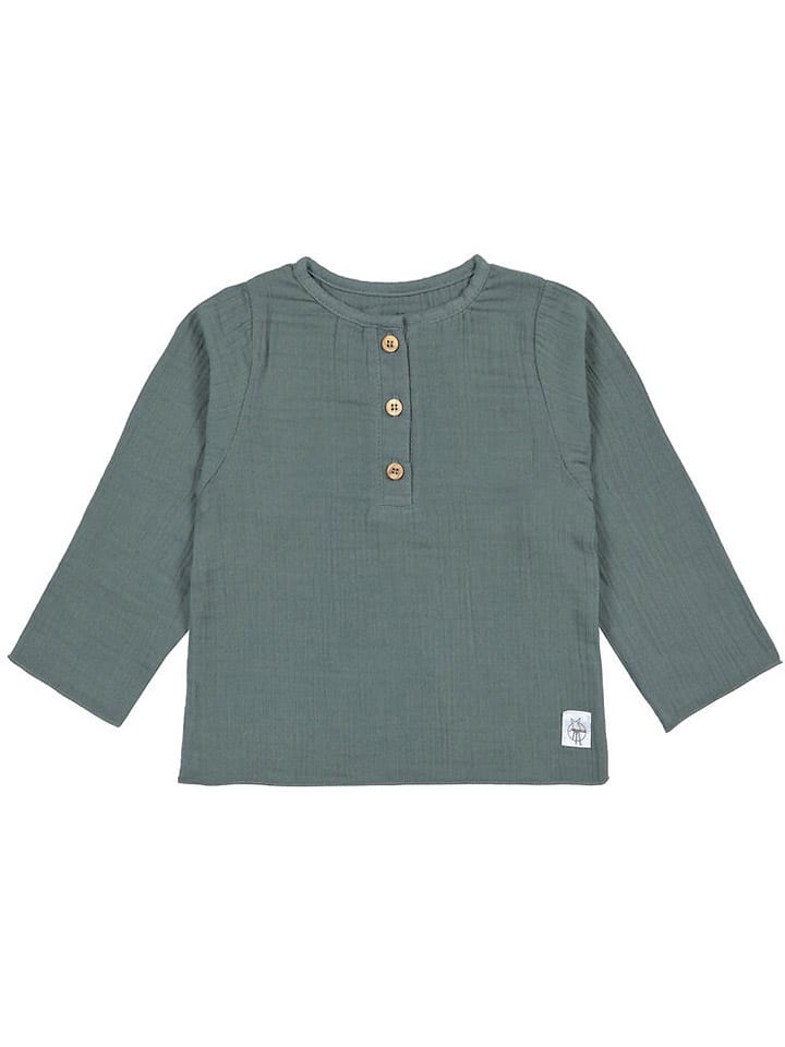 Lässig Longsleeve in Grün günstig kaufen