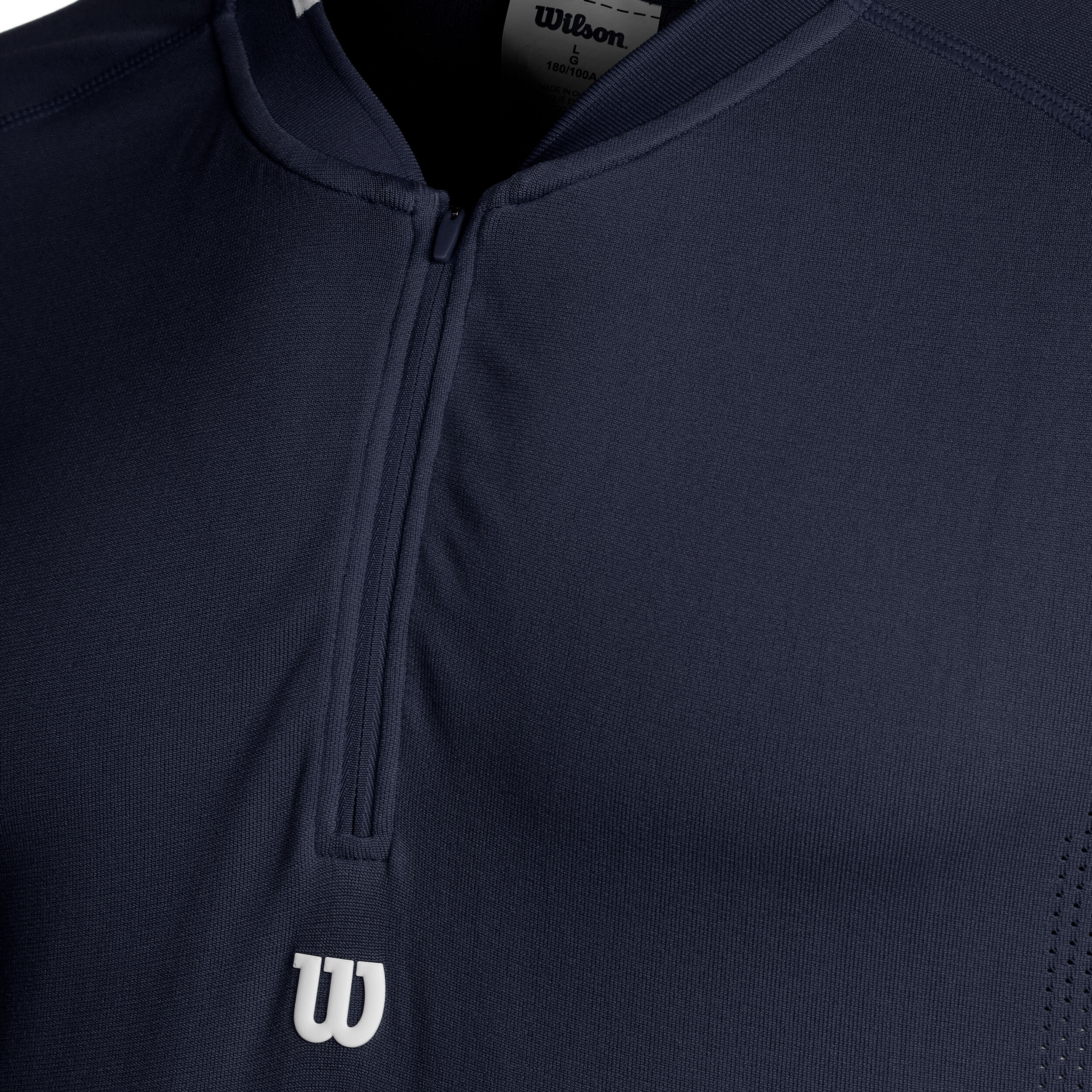 Players Seamless Zip Henley 2.0 T-Shirt Herren - Blau
