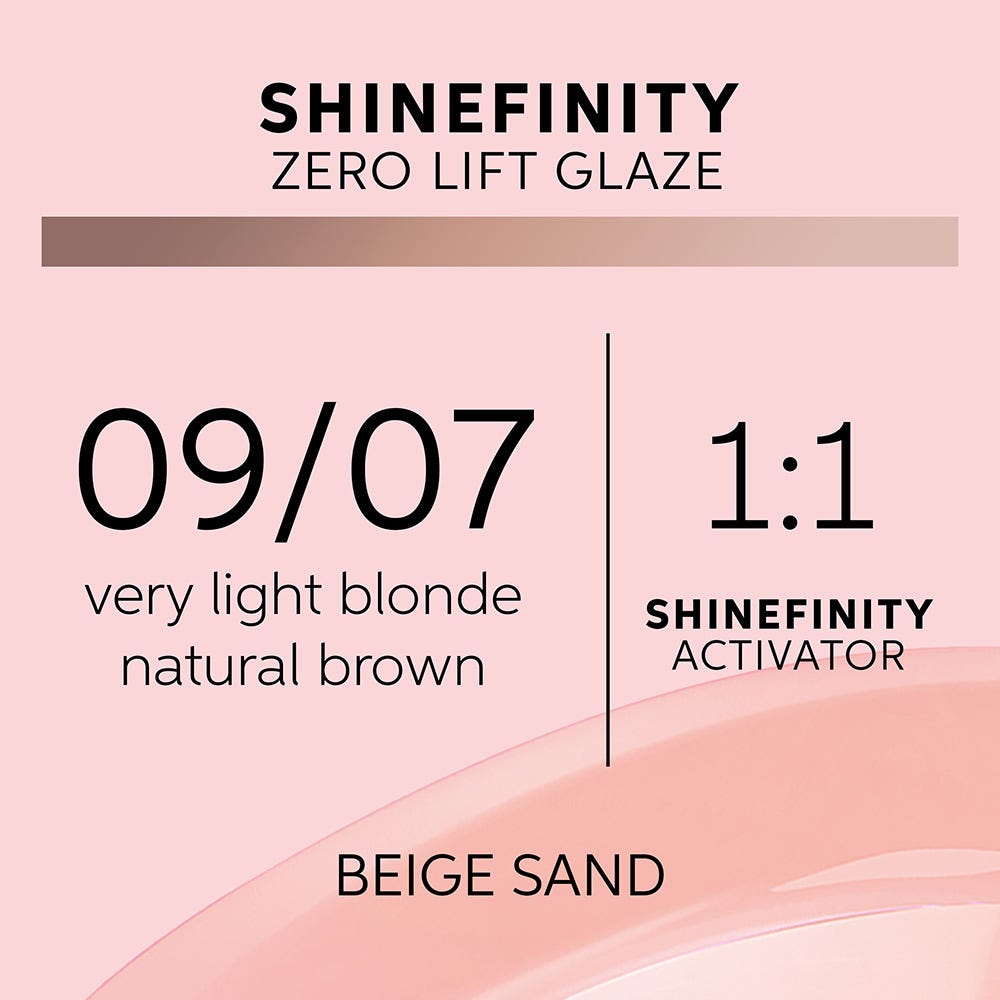 Wella Shinefinity Glaze Beige Sand 09/07 Haarfarbe 60 ml