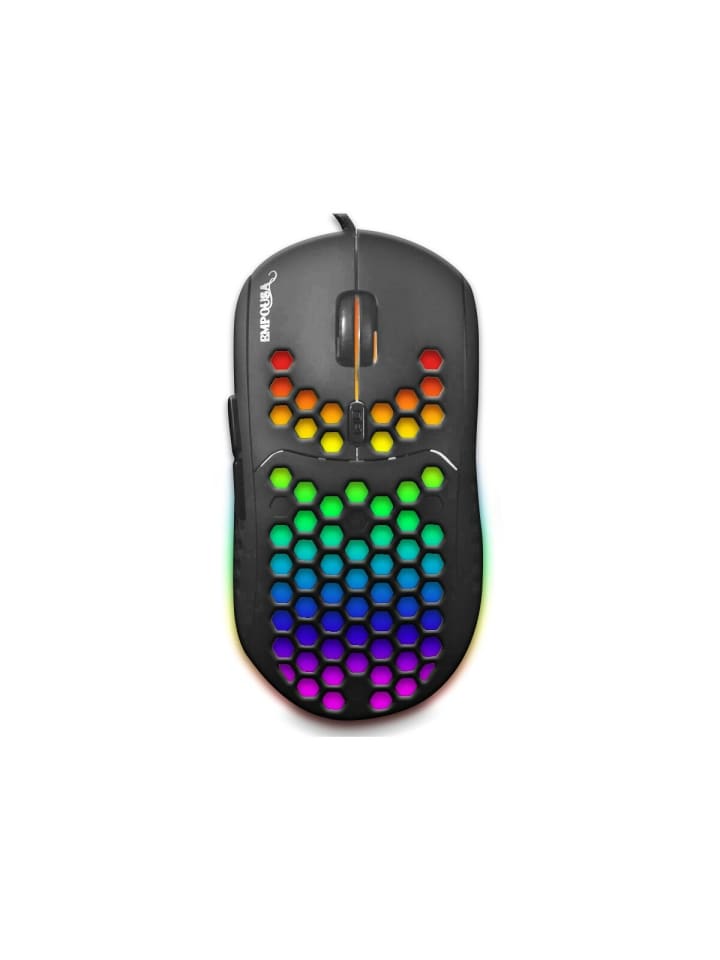 Inca INCA IMG-346 EMPOUSA RGB-Makro-Tasten Professional 6400 DPI 8 Tasten in schwarz günstig kaufen onesize