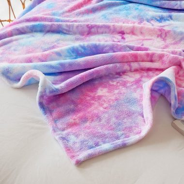Kinderdecke Kuscheldecke für Kinder, Sofadecke, Tagesdecke, Wohnzimmerdecke, Avoalre, 76 x 102 Regenbogen-Überwurf für Mädchen, oder Geschenk für Kinder