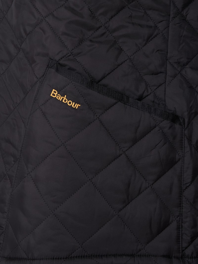 Steppjacke mit Wattierung in schwarz